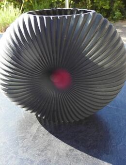 JYSK Glas Vase anthrazit/grau RICHARD B9 x L25 x H20 cm Deko 3,- - Flensburg