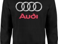 Herren Baumwoll-Sweatshirt für Audi-Fans – Mit hochwertigem Siebdruck Design 8 - Wuppertal