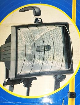 Fluter mit Stativ 500W 230V Halogen Innen Außen fest gelb 0,8-2m - Ingolstadt