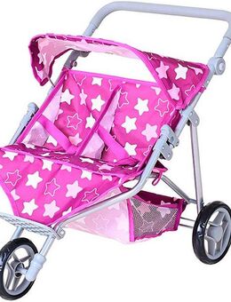 Knorrtoys® Puppen-Zwillingsbuggy Duo