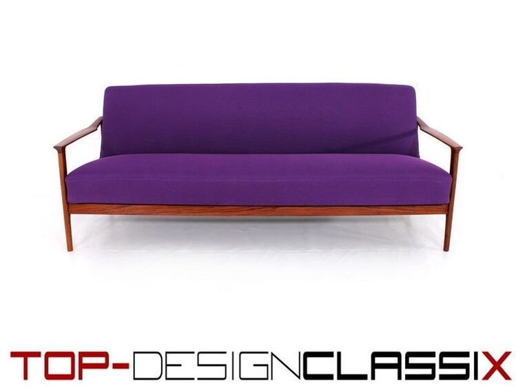 wie neu! 1960er Mid Century Teak Sofa m. Klappfunktion Daybed Vintage Danish - Hamminkeln Zentrum