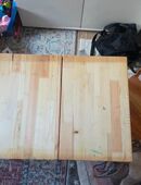 Kinderholztisch mit 2 Holzstühlen in 12687