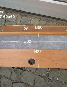 Knaus Dinettengruppen-Klappenelement ca 60 x 60 gebraucht (Eurostar 510, lfdNr7) - Klappe mit Ecke - Schotten Zentrum