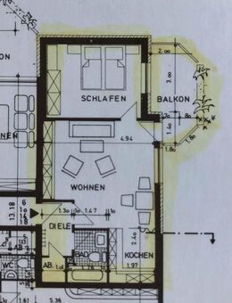 Barrierearme 2-Zimmer-Etagenwohnung mit Balkon und Tiefgaragenplatz - 4. Etage - Gladbeck