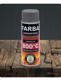 Hitzebeständige HANSA® Sprühfarbe – Grau , 800°C, 400 ml - Ingolstadt