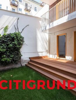 Au/Beste Raritätenlage - Ruhige Neubau-Wohnung mit Gartenterrasse in energieeffizientem Stadthaus - München
