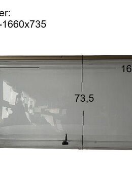 Tabbert Wohnwagenfenster Tabbert-Res D395 ca 166 x 73,5 gebr. (zB - Schotten Zentrum