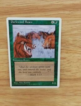 Magic The Gathering-Sammelkarte-Durkwood Boars-2 - Nörvenich