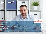 Payroll Specialist (m/w/d) Vollzeit / Teilzeit - Hemmingen (Baden-Württemberg)