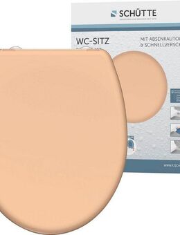 Schütte WC-Sitz, mit Absenkautomatik und Schnellverschlusstechnik