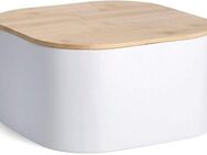 Zeller Present Brotkasten, Metall, (1-tlg), mit Bambusdeckel