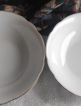 2 weiße Schüsseln von Kronester - Köln