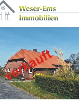 VERKAUFT - Schnuckeliges Landhaus mit kleiner Wiese! - Uplengen