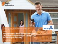 Mitarbeiter Administration Logistik und Versand (m/w/d) in Teilzeit (20 Stunden pro Woche) - Metzingen