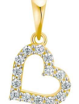 Amor Herzanhänger, mit Zirkonia (synth)