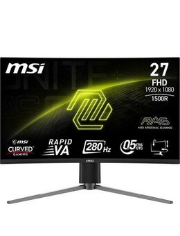 MSI MAG 276CPXF Curved-Gaming-Monitor (69 cm/27 ", 1920 x 1080 px, Full HD, 0,5 ms Reaktionszeit, 280 Hz, 5-Wege Joystick Navigation)