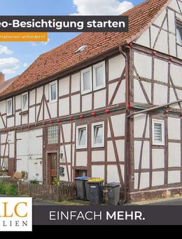 +++Vermietetes kleines Fachwerkhaus mit ausbaubarer Scheune+++ - Bad Wildungen