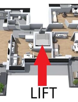 Exklusives Penthouse in Wiesbaden | 140 m² Luxus-Wohnfläche, große Süd-West-Dachterrasse, barrierefrei. - Wiesbaden