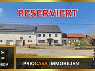 Preisreduziert auf 256.999 €! Modernisierter Bauernhof mit PV-Anlage, Hackschnitzel und Öl-Heizung auf 8612 qm Grundstück 156qm Wohnfläche - Lichtenborn