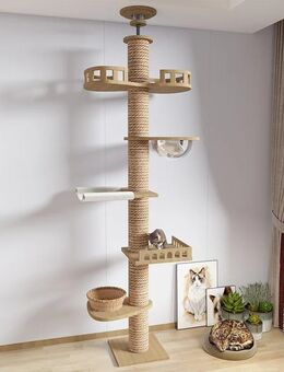 XXL Katzenbaum Kratzbaum Holz 250-270cm TRENDMOPS XXL KATZENPALAST - Oldenburg