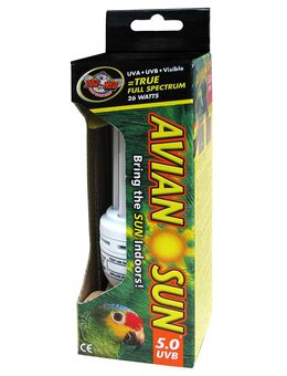 AvianSun 5.0 UVB Compact Fluorescent Bird Lamp - 26 W