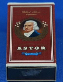leere Zigarettenschachtel Marke Astor - Jena