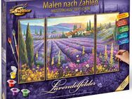 Schipper Malen nach Zahlen Meisterklasse Triptychon - Lavendelfelder, Made in Germany