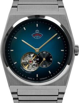 ruhla Automatikuhr Space Control Automatik 4866M-3, Armbanduhr, Herrenuhr, Mechanische Uhr, Saphirglas, Made in Germany
