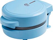 bestron Waffeleisen AMWF600B mit Schneeflocken-Muster, kleiner Waffelmaker, 550 W