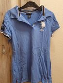 Blaues Damen Poloshirt von U.S Polo assn. Größe 38(M) in 64283