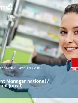 Key Account Manager national / international (mwd) - Hillscheid