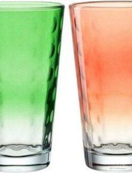 LEONARDO Gläser-Set OPTIC, Glas, 540 ml, 4-teilig