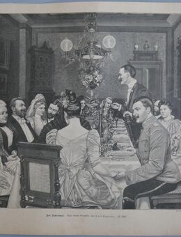 Grafik , Der Festredner. , Nach dem Gemälde von Carl Spielter . , Hochzeit , 1901 , Blatt 38cn x 27cm , M33 - Görlitz