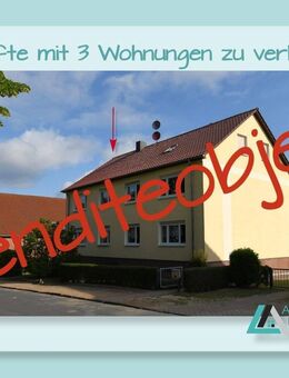 Uckermark - Renditeobjekt - Provisionsfrei! - Haushälfte mit 3 Wohnungen zu verkaufen! - Boitzenburger Land