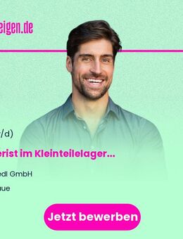 Lagerist im Kleinteilelager (m/w/d) - Plaue