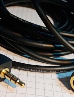 Audioleitung hama 82598 Avinity, 3,5mm Verlängerung, Stereo, 2pol. Klinkenstecker auf Buchse, 5m lang, vergoldete Anschlüsse, doppelte Abschirmung, verstärkte Steckergehäuse - Fürth