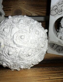ausgefallene Deko-Keramik-Kugel 13 cm Motiv Rosen - Neunkirchen (Nordrhein-Westfalen)