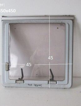 Knaus Wohnwagenfenster ca 45 x 45 gebr. Roxite 94 D399 (zB 440 Südwind) - Schotten Zentrum