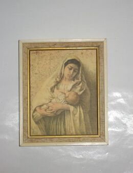 Altes Bild Maria mit Kind, Mutter mit Kind - Büdelsdorf