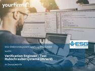 Verification Engineer - Test Hubschraubersysteme (m/w/d) - Donauwörth