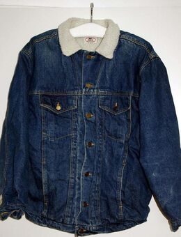Jeans-Sherpa-Jacke, Größe XL, von Anvil - Münster
