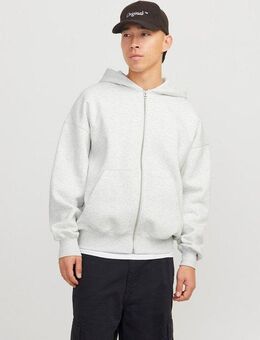 Jack & Jones Kapuzensweatjacke JJEURBAN EDGE SWEAT ZIP HOOD NOOS mit Rippbündchen