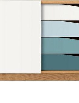 Woodman Sideboard Hilla, Kommode im angesagten skandinavischen Look, Breite 130 cm, FSC®