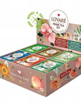 Lovare Tee PRIME Teeset 6 Geschmacksrichtungen 90 Beutel Weihnachten Christmas - Wuppertal