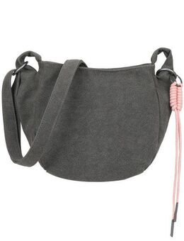 Fritzi aus Preußen Schultertasche Sue02 Suede Jacky Soft Dark Anthra, mit modischer Kordelschnur