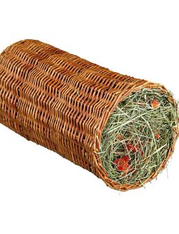 Trixie Weidentunnel mit Heu & Karotte - Ø 20 x H 38 cm, 220 g