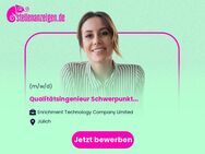 Qualitätsingenieur Schwerpunkt Schwungrad-Energiespeicher (m/w/d) - Jülich