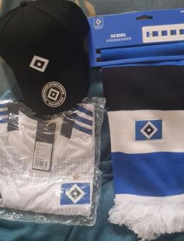 ORGINAL HSV FAN PAKET Trikot Schal Basecap - Leipzig