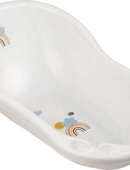 keeeper Babybadewanne Maria - Rainbow, weiß, mit Stöpsel, Made in Europe