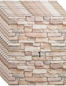 Wandverkleidung 3D Wandpaneele Tapeten Selbstklebend Steinoptik Wandpaneele Ziegelstein Wandaufkleber FARBWAHL in 42105